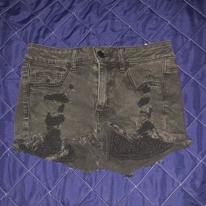 American Eagle black shorts